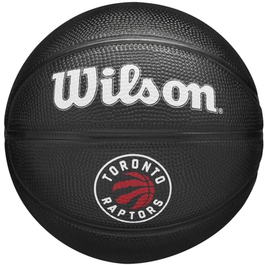 Wilson Team Tribute Toronto Raptors Mini Ball WZ4017608XB, unisex, piłki do koszykówki, Czarne Wilson