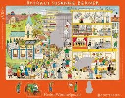 Wimmel-Rahmenpuzzle Herbst. Motiv Kindergarten Berner Rotraut Susanne