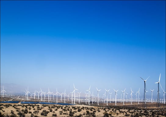 Wind Turbines in mass out in the Mojave Desert in Southern California, Carol Highsmith - plakat 29,7x21 cm Galeria Plakatu