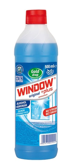 Window Plus Płyn Do Mycia Szyb Zapas Ammonium 500Ml Gold Drop