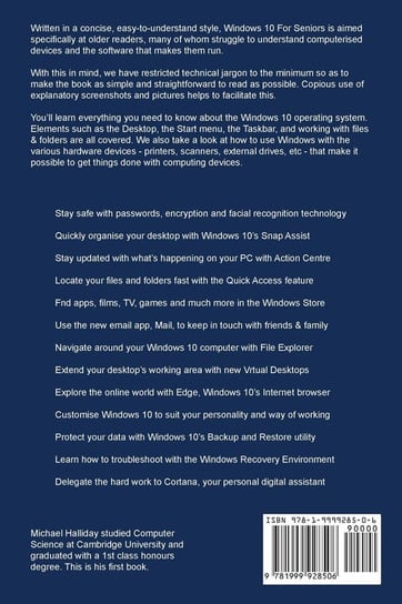 Windows 10 For Seniors Halliday Michael