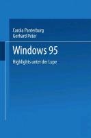 Windows 95 Pantenburg Carola, Gerhard Peter