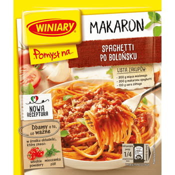 Winiary Pomysł Na... Makaron Spaghetti Po Bolońsku 44G Kalldera