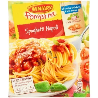 Winiary, Pomysł na, Spaghetti napoli Nestle