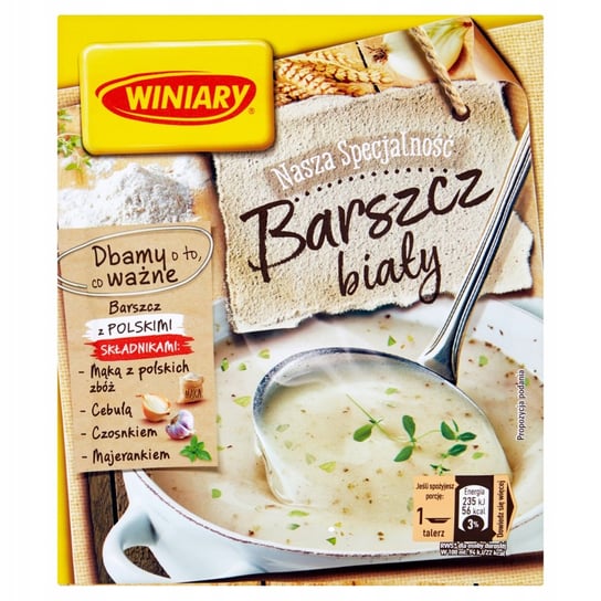 WINIARY Zupa Barszcz Biały 66g danie obiadowe Inna marka