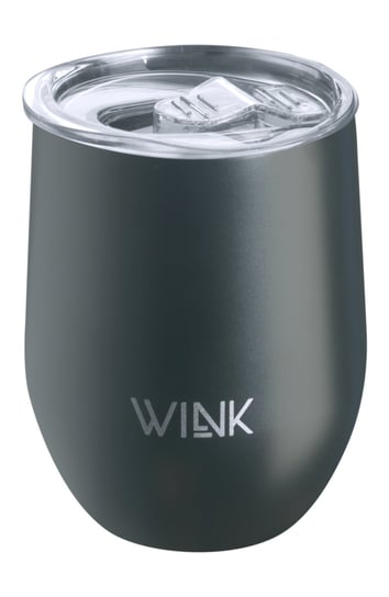 WINK Bottle, Kubek termiczny TUMBLER GRAPHITE, bez BPA, 350 ml WINK Bottle