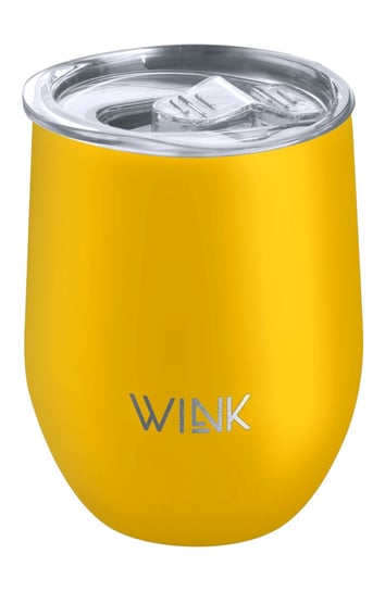 WINK Bottle, Kubek termiczny TUMBLER YELLOW, bez BPA, 350 ml WINK Bottle