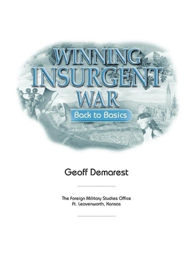 Winning Insurgent War Benson Geoff