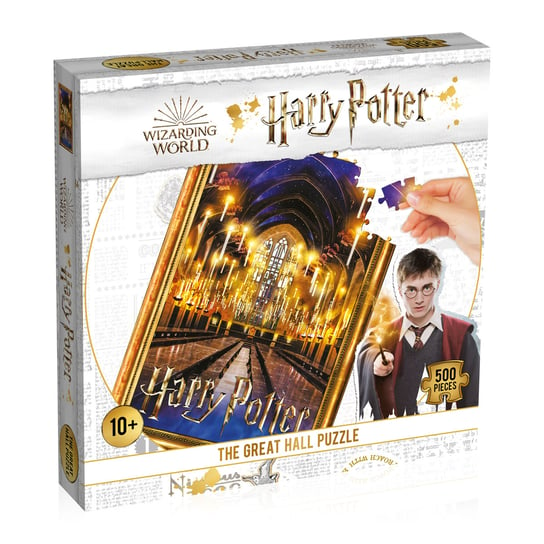 Winning Moves, puzzle, Harry Potter, Great Hall, 500 el. Winning Moves