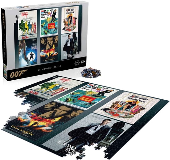 Winning Moves, puzzle, James Bond 007 Actor Debut, 1000 el. Winning Moves
