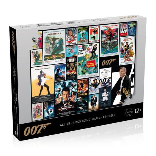 Winning Moves, puzzle, James Bond 007, Movie Poster, 1000 el. Winning Moves