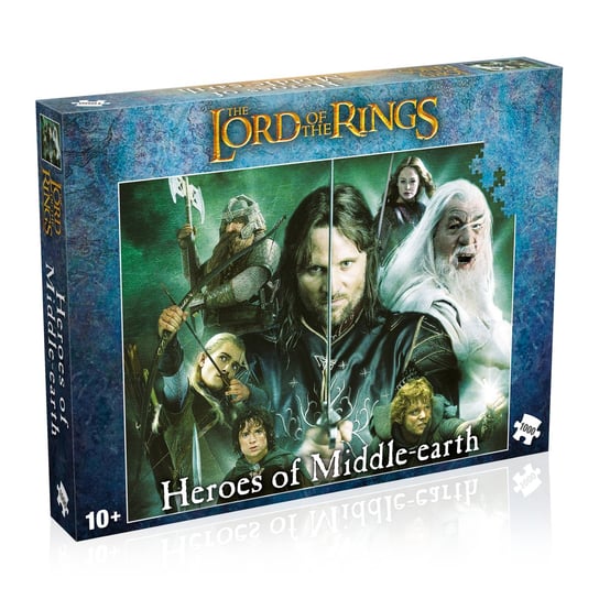 Winning Moves, puzzle, Lord of the Rings Heroes of Middleearth, 1000 el. Winning Moves