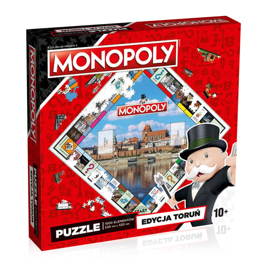 Winning Moves, puzzle, Monopoly Board Toruń, 1000 el. Winning Moves