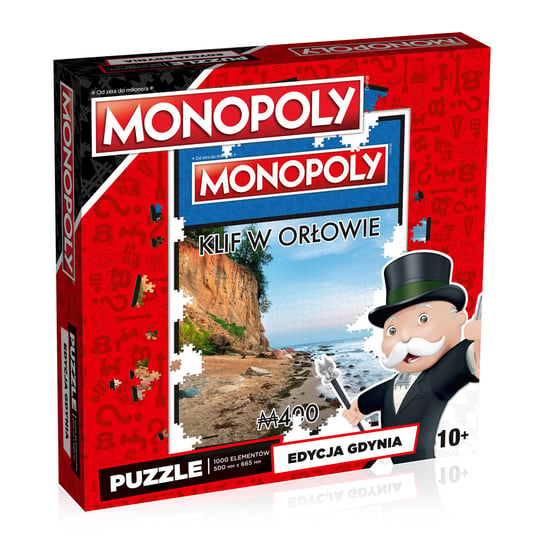Winning Moves, puzzle, Monopoly Gdynia Klif Orłowo, 1000 el. Winning Moves