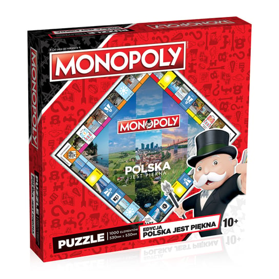 Winning Moves, puzzle, Monopoly Polska jest piękna, 1000 el. Winning Moves