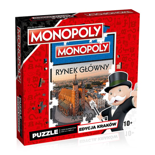 Winning Moves, puzzle, Monopoly Square Kraków Rynek, 1000 el. Winning Moves