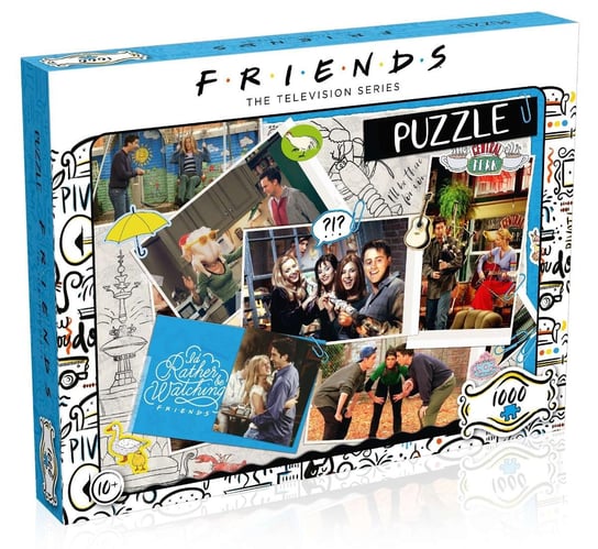 Winning Moves, puzzle, Przyjaciele - Scrapbook, 1000 el. Winning Moves