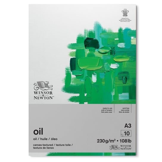 Winsor&Newton blok do techniki olejnej, A3, Winsor & Newton, gramatura 230 g/m2, 10 arkuszy Winsor & Newton