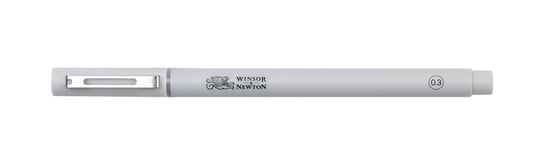 Winsor & Newton, cienkopis z tuszem wodoodpornym, szary 0,3 Winsor & Newton