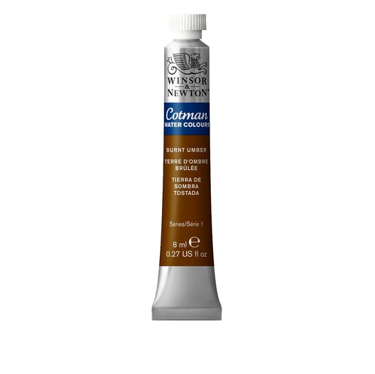 Winsor&Newton, farba akwarelowa Cotman, Burnt Umber, 8 ml Winsor & Newton