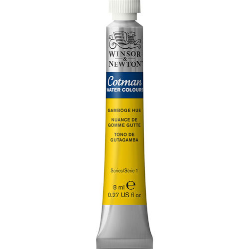 Winsor&Newton, farba akwarelowa, Cotman, Gamboge Hue, 8 ml Winsor & Newton