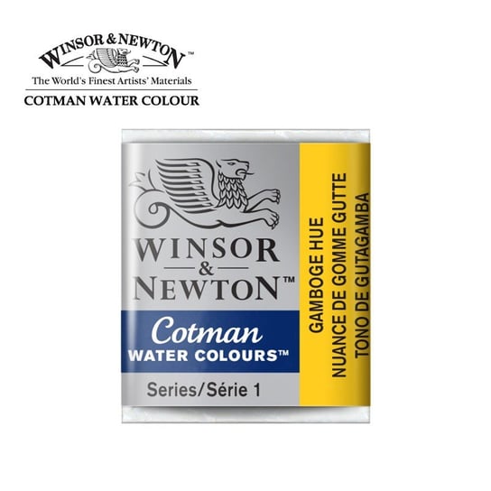 Winsor&Newton, farba akwarelowa Cotman półkostka, Gamboge Hue Winsor & Newton