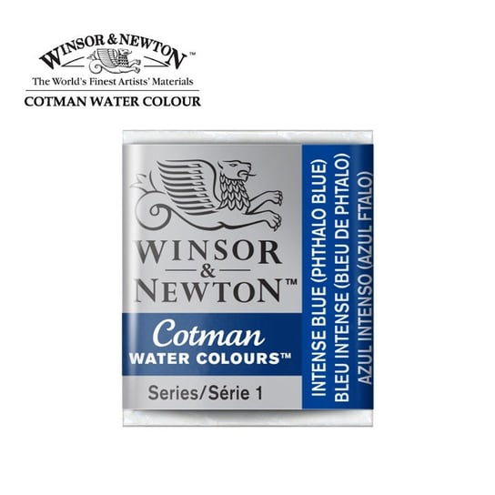 Winsor&Newton, farba akwarelowa Cotman półkostka, Intense Blue Winsor & Newton