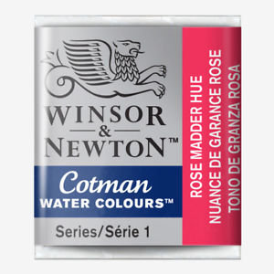 Winsor&Newton, farba akwarelowa Cotman półkostka, Rose Madder Winsor & Newton