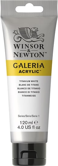 Winsor&Newton Galeria 120ml,  farba akrylowa, Titanum White Winsor & Newton