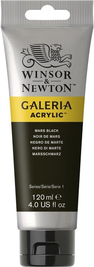 Winsor&Newton Galeria, farba akrylowa, 120 ml, Mars Black Winsor & Newton