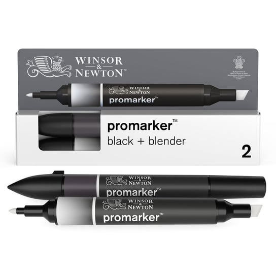 Winsor&Newton, Promarker Black + blender Winsor & Newton