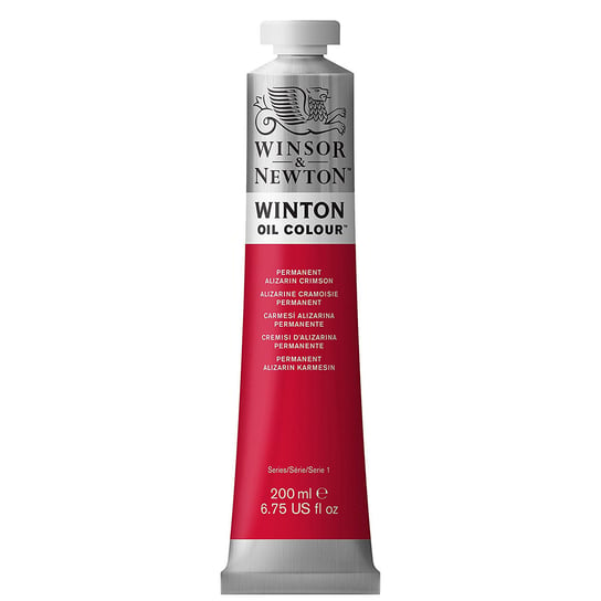 Winsor&Newton Winton, farba olejna, 200ml Permanent Alizarin Crimson 468 Winsor & Newton