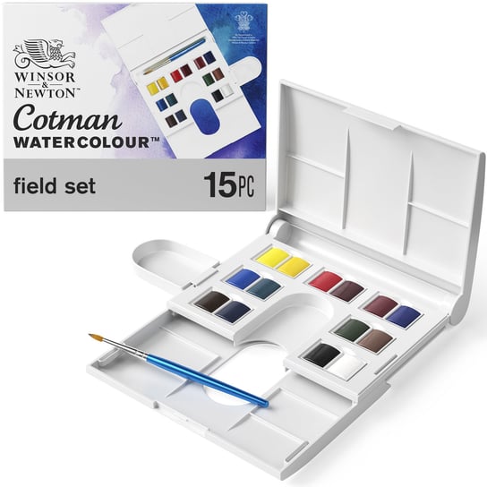 Winsor & Newton, Zestaw farb akwarelowych Cotman Compact, 14 kolorów Winsor & Newton