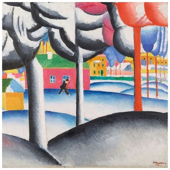 Winter Landscape - Kazimir Malevich 60x60 Legendarte