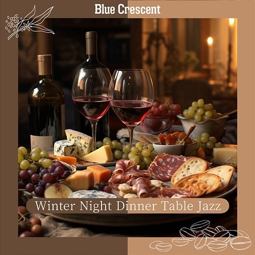 Winter Night Dinner Table Jazz Blue Crescent