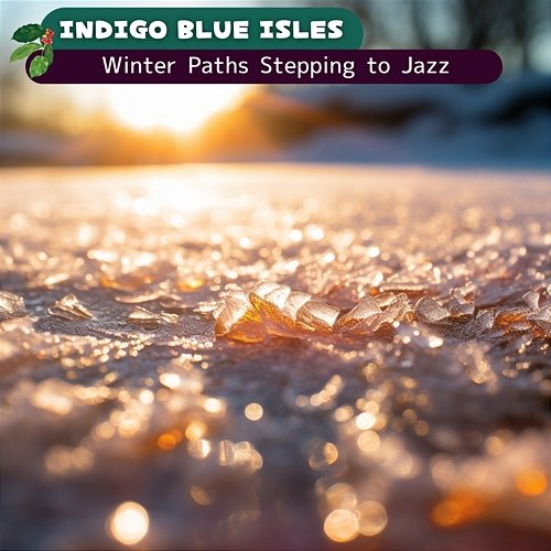 Winter Paths Stepping to Jazz Indigo Blue Isles