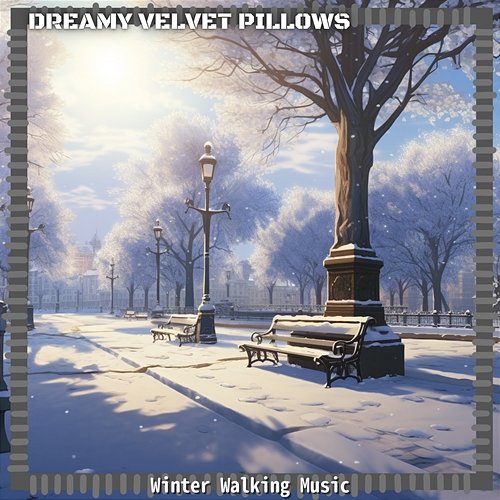 Winter Walking Music Dreamy Velvet Pillows