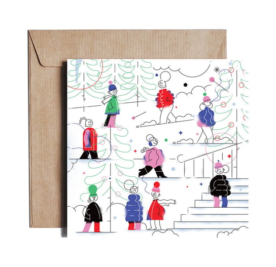 Winter Wonderland - Greeting card by PIESKOT Polish Design PIESKOT
