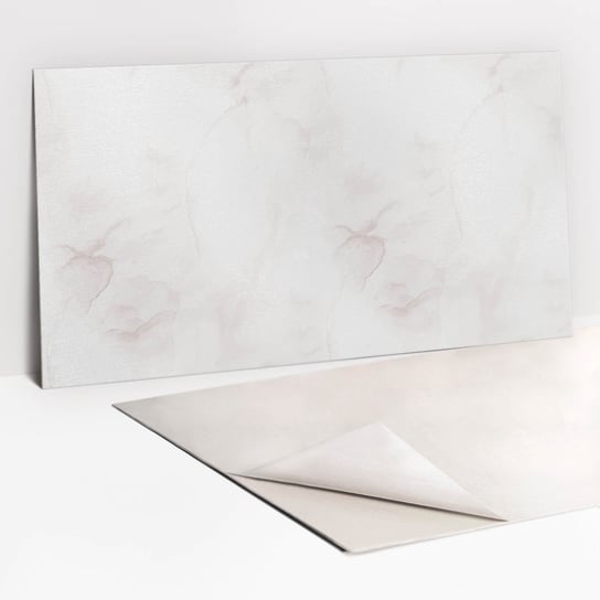 Winylowy Panel Sampoprzylepny 100x50 cm - Delikatny jasny marmur Tulup