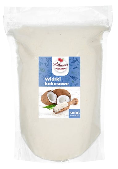 Wiórki kokosowe 500g Malinowe