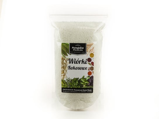 WIÓRKI KOKOSOWE bez siarki naturalne 250g Swojska Piwniczka SWOJSKA PIWNICZKA