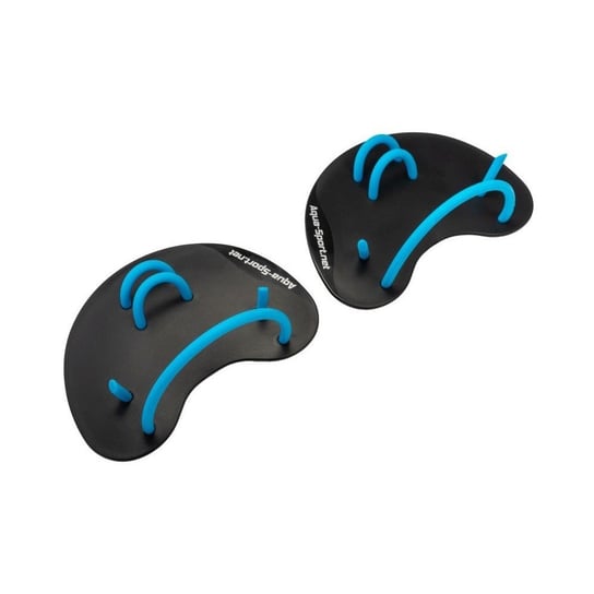 Wiosełka Treningowe Aqua Sport Finger Paddle Black/Blue AQUA SPORT