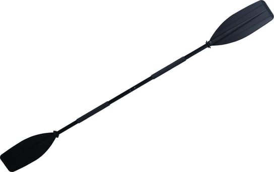 Wiosło kajakowe proste składane 215cm czarne AQUA SPORT