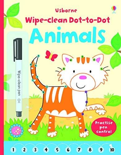 Wipe-clean Dot-to-dot Animals Greenwell Jessica