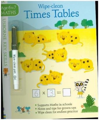 Wipe-Clean Times Tables 6-7 Bathie Holly