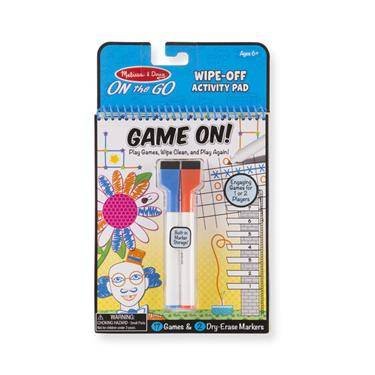Wipe-Off Activity Pad – Czas na grę! gra logiczna Melissa & Doug Melissa & Doug