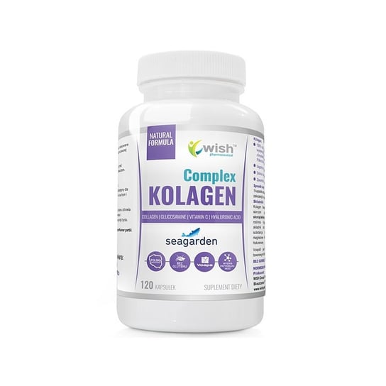 Wish Pharmaceutical, Kolagen Complex, Suplement diety, 120 kaps. Wish Pharmaceutical