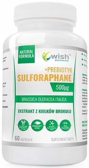 Wish, Sulforaphane Sulforafan Toksyny Kiełki, 60kaps Wish Pharmaceutical