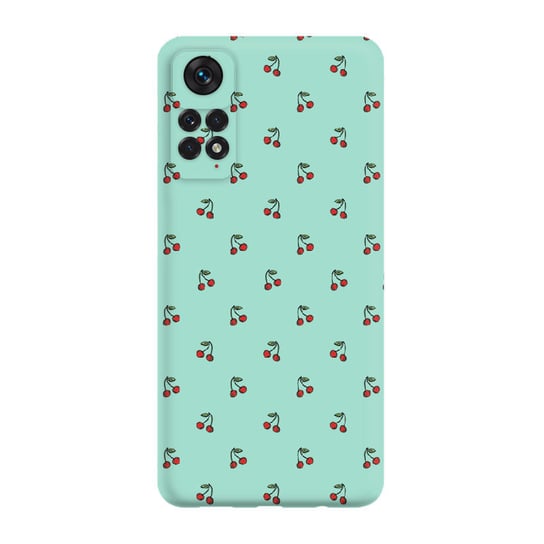Wisienki Tiny  - Redmi Note 11 Pro 5G Etui Matowe Mięta [Tif 16E] PieceofCase