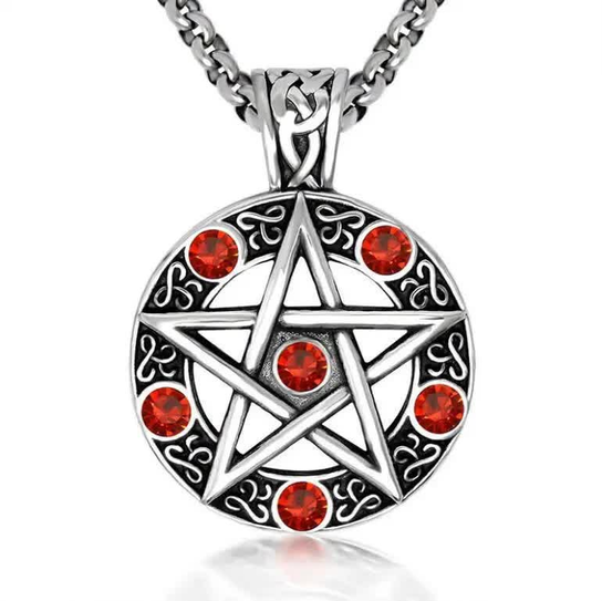 Wisior Pentagram Red Inna marka